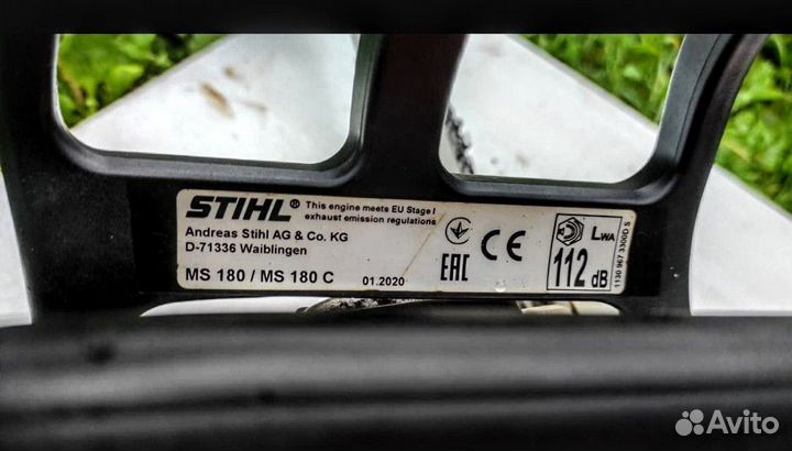 Бензопила stihl ms 180 c be