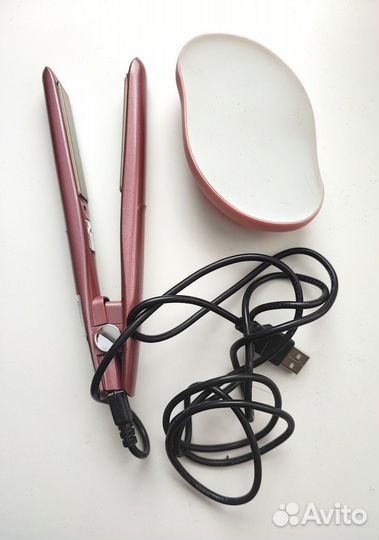Мини-плойка и прибор для удаления волос