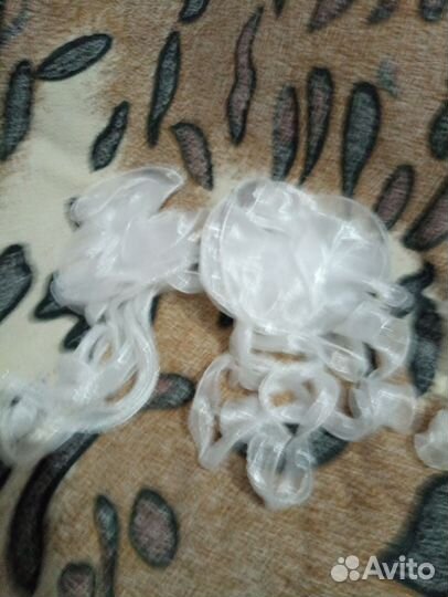 Банты для волос белые