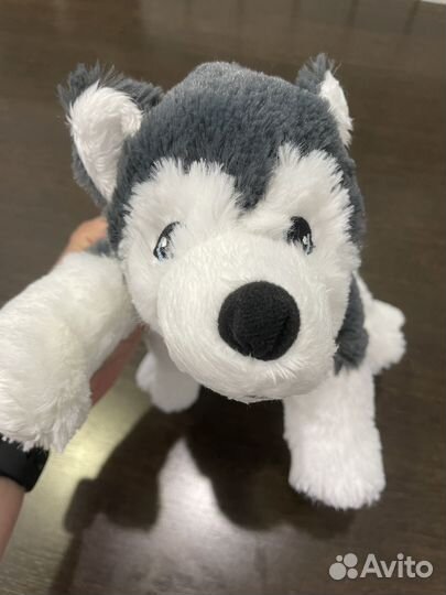 Хаски IKEA Ливлиг мягкая игрушка