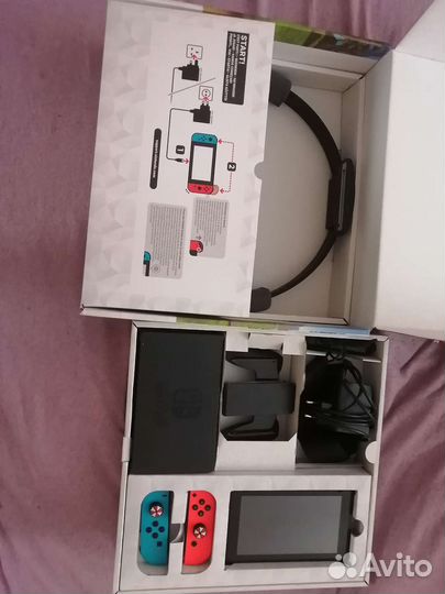 Приставка Nintendo switch. Полный комплект