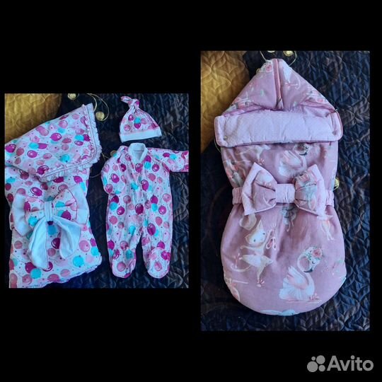 Конверт на выписку для девочки