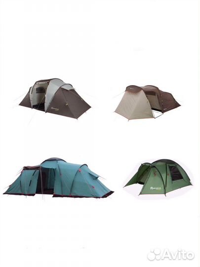 Палатки кемпинговые и туристические Аренда/прокат