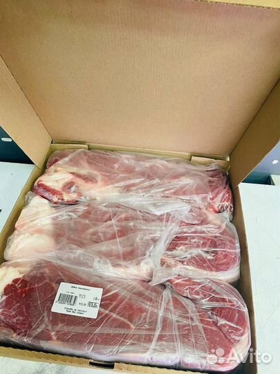 Фермерское мясо говядина свинина опаленая