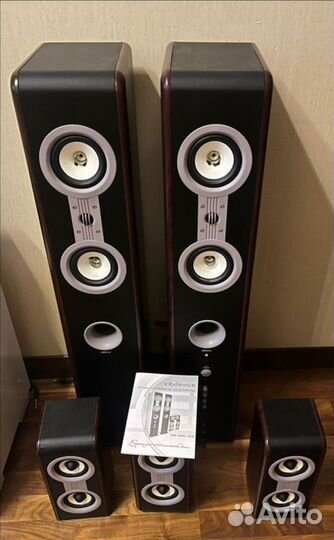 Колонки Topdevice, Panasonic, Aiwa 180 ватт каждая