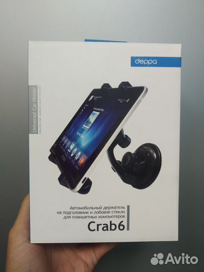 Автомобильный держатель для планшета deppa Crab6