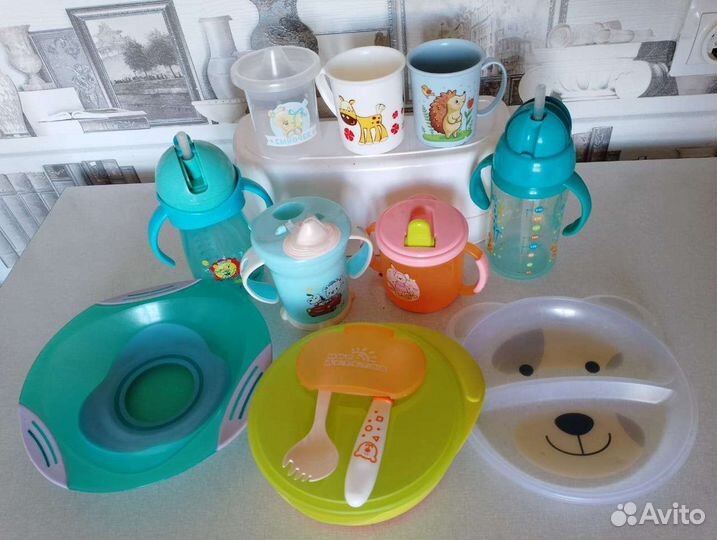 Поильник с трубочкой, поильник непроливайка