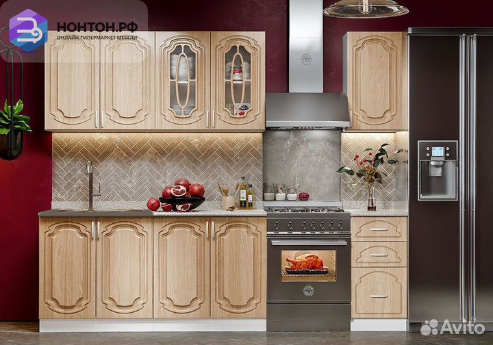 Кухня Сказка 2.0 м береза