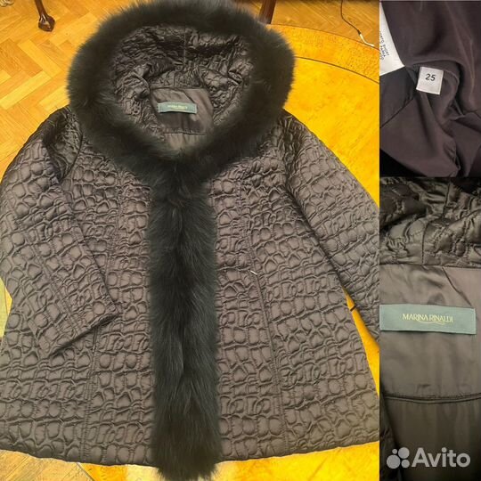 Marina rinaldi 25 куртка черная
