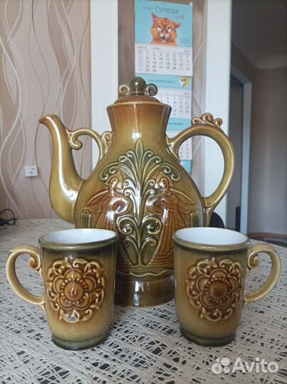Кувшин и две кружки керамика СССР