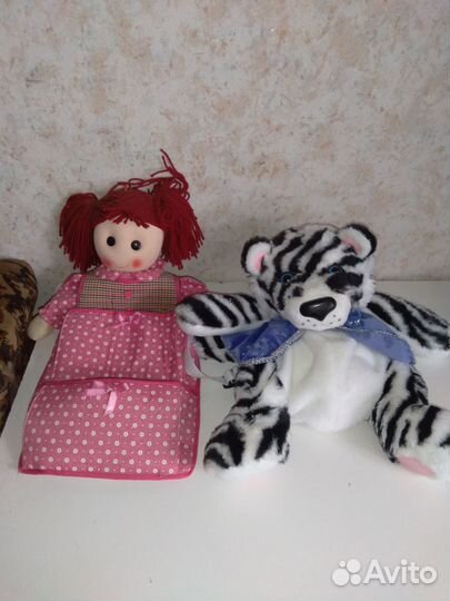 Рюкзак детский новый кукла игрушка-кармашек
