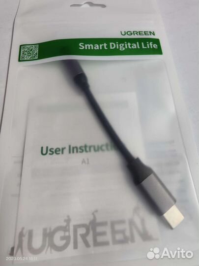 Кабель для смартфона. Type C на 3,5mm