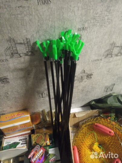 Тычка упора телескопическая стойка под удочку