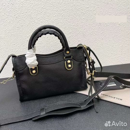 Сумка balenciaga vintage натуральная кожа