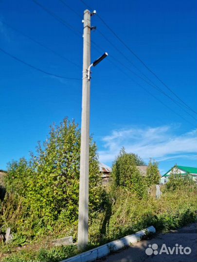 Установка столба для электричества монтаж 220в 380