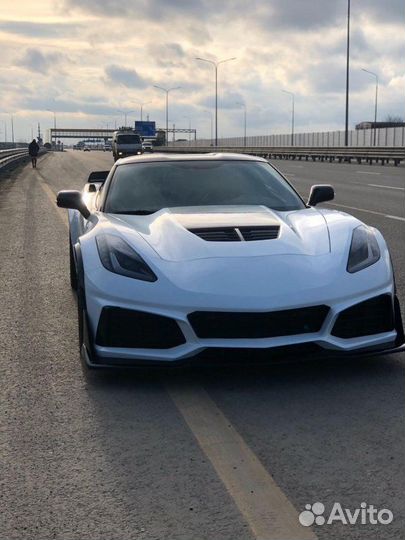 Бампер в стиле ZR1 Chevrolet Corvette