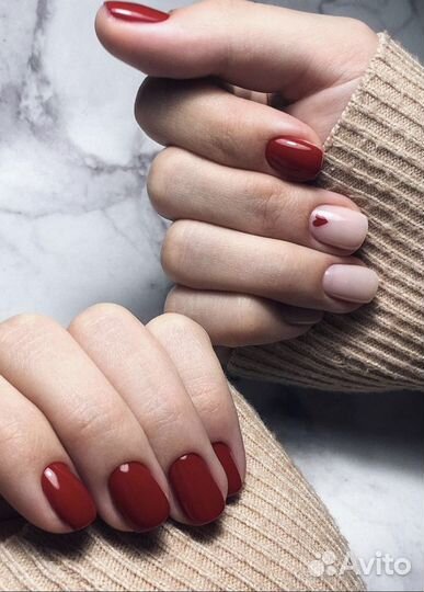Маникюр с покрытием гель лак