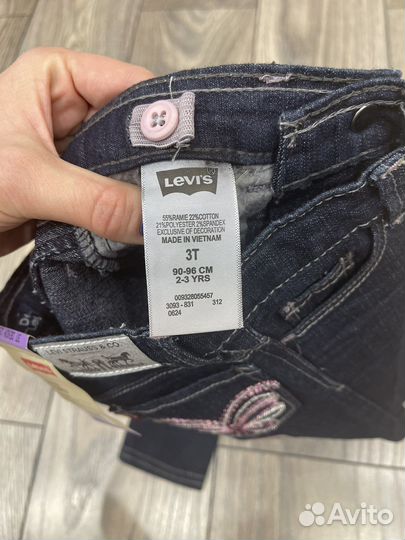 Джинсы levis новые