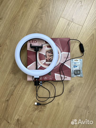 Селфи кольцо 26 см + пульт для селфи в подарок