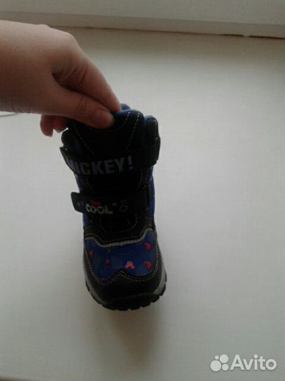 Ботинки дутики 22размер