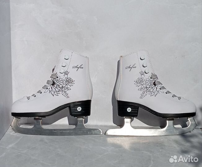 Коньки 28 размер фигурные детские Norway Sofia