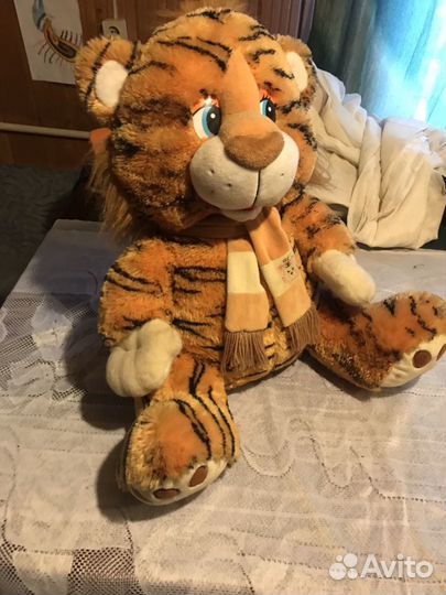 Мягкая игрушка, тигр. 50 см