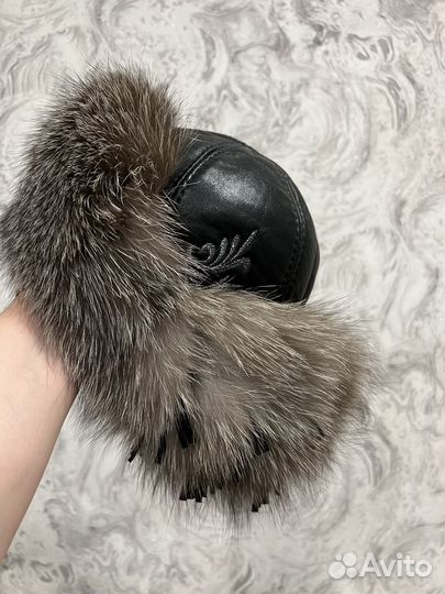 Шапка ушанка женская