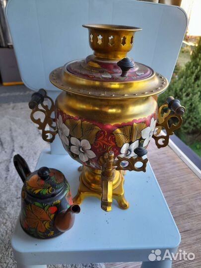 Тульский самовар и заварник