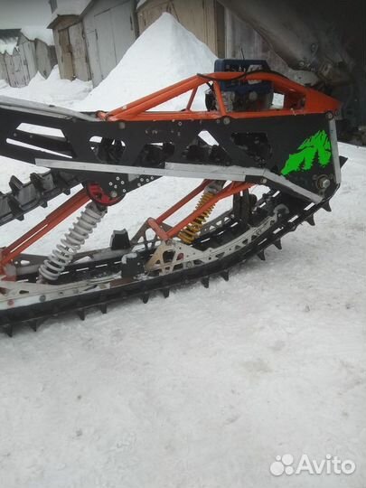 Сноубайк самодельный