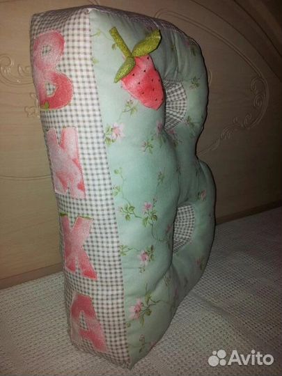 Буквы подушки