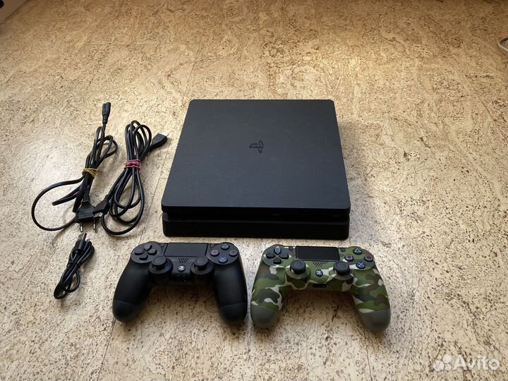 Sony ps4 slim 1tb + топовые игры