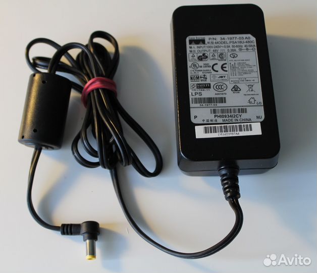 Блок питания Cisco 48В 0.38А без сет. кабеля