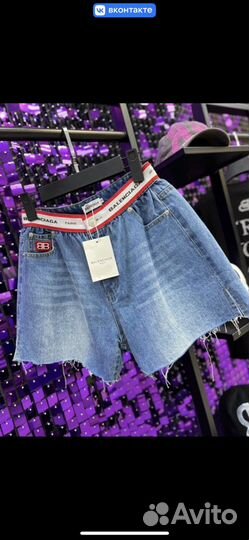 Джинсовые шорты Balenciaga