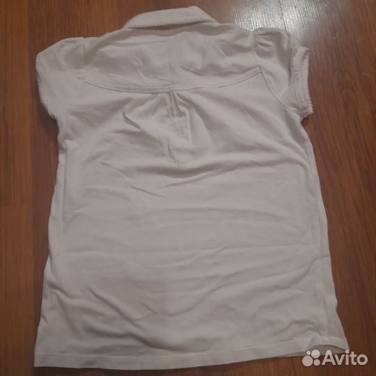 Поло хлопок для девочки на 4 года