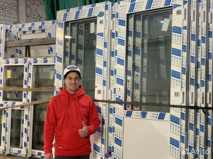 Пластиковые окна 1000х1200 мм