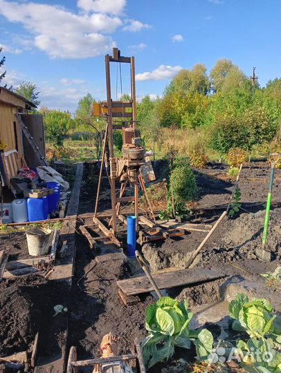 Бурение и промывка скважин на воду