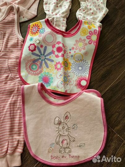 Вещи на девочку пакетом от 1 до 9мес