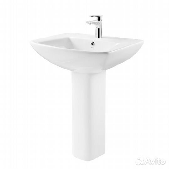 Раковина с пьед. бел. 60x50см Creo Ceramique Tour