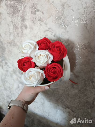 Интерьерный букет роз