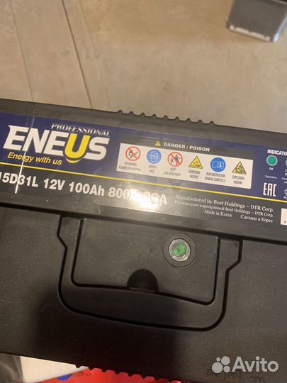 Аккумулятор 100ач