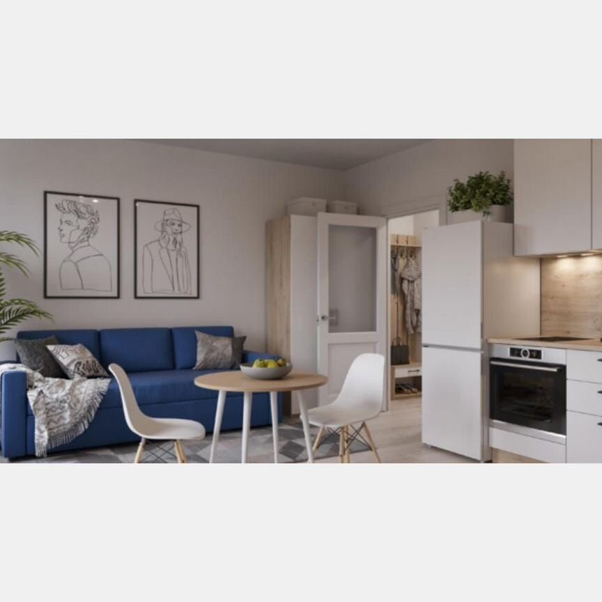 2-к. квартира, 53,5 м², 3/12 эт.