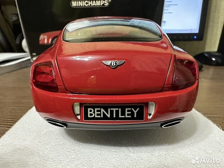 Bentley continental gt 1:18 Minichamps