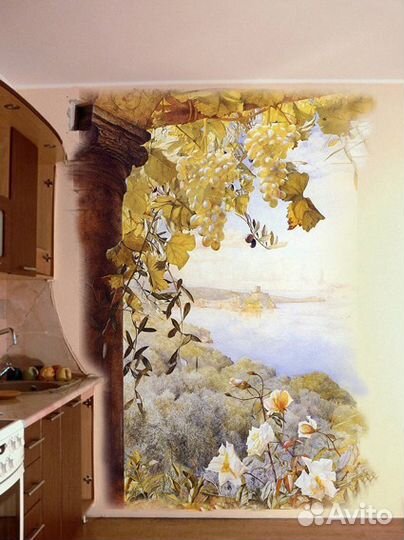 Роспись интерьера, барельеф