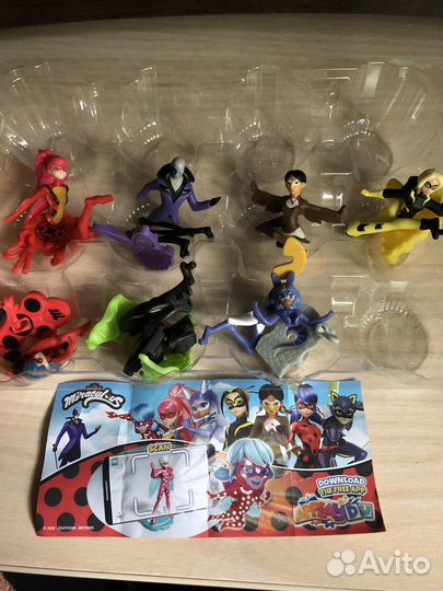 Леди Баг фигурки из киндер