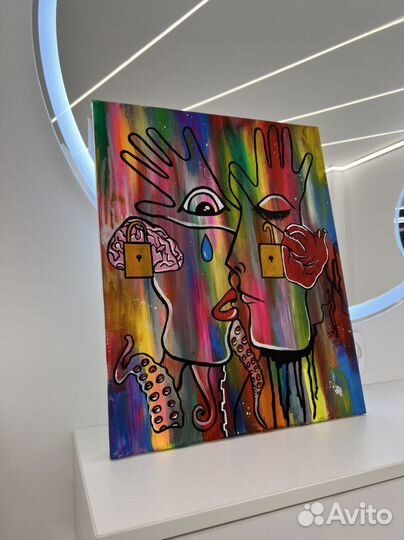 Картина авторская акрил