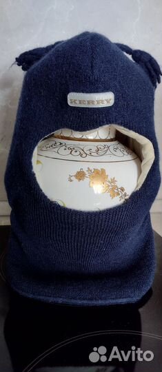 Шапка шлем зимняя для мальчика Kerry