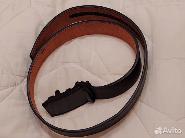 Ремень мужской пряжка автомат Кожа