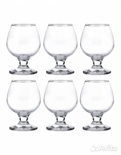 Набор бокалов для коньяка новый