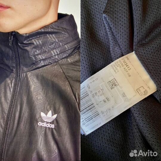 Ветровка Adidas Mono AOP Windbreaker black, р.54