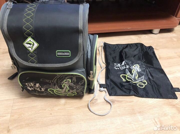 Школьный портфель с сумкой под сменку Mike&Mar